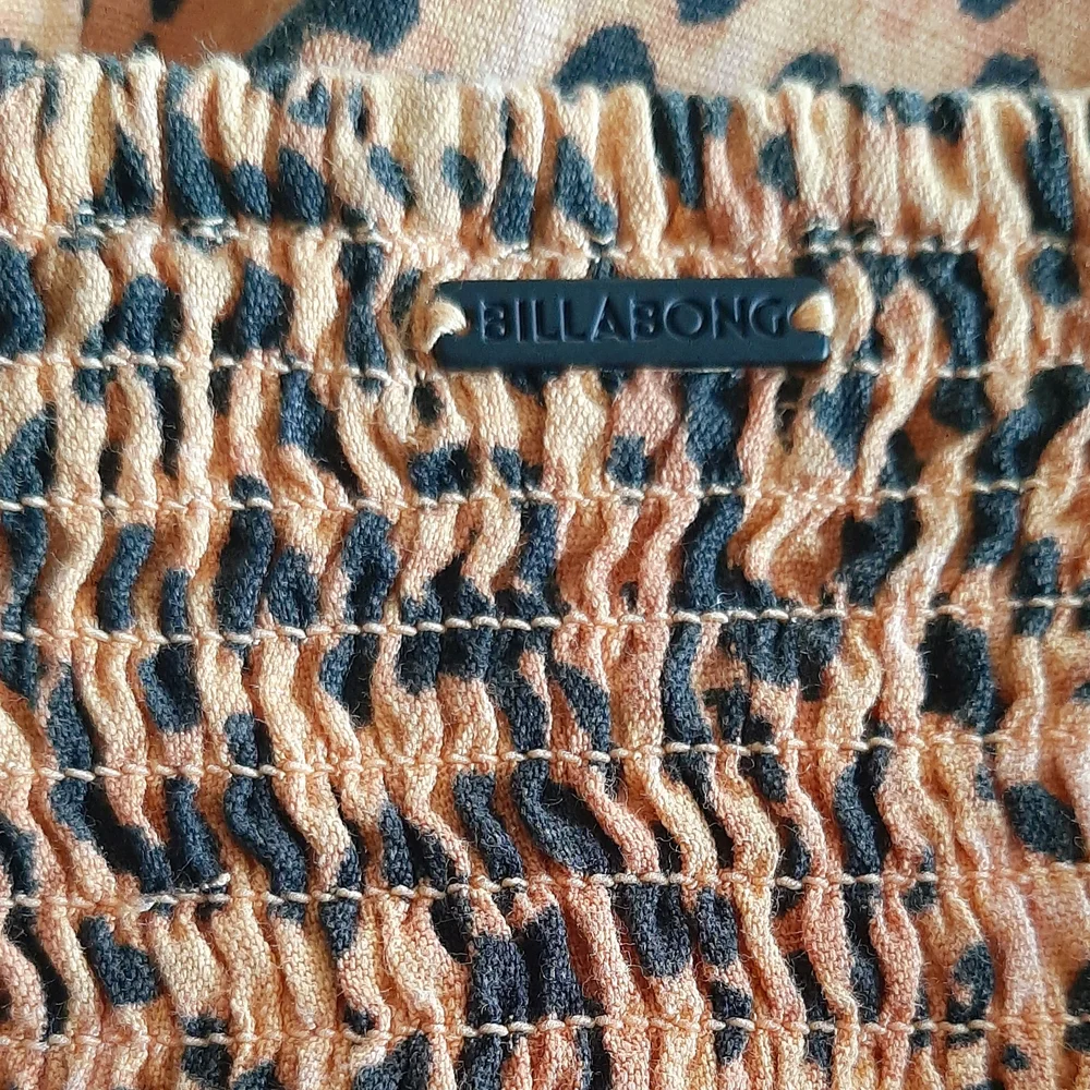 Billabong Brown Print Puff Sleeve Dress - Picture 6 of 8